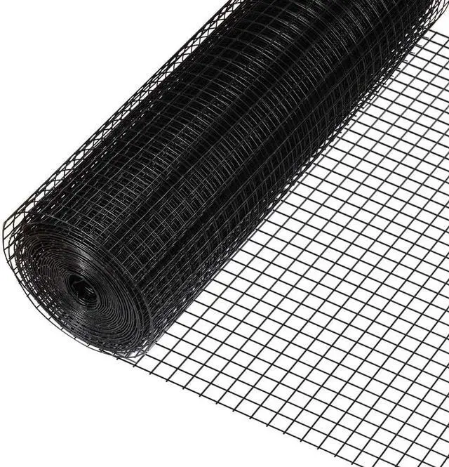 Main image of Hardware Cloth with 1-Inch Grid, 16 Gauge Black Vinyl Coated Welded Fence Mesh Roll for Home and Garden Fence and Pet Enclosures Protect (24 Inch x 100 ft.)