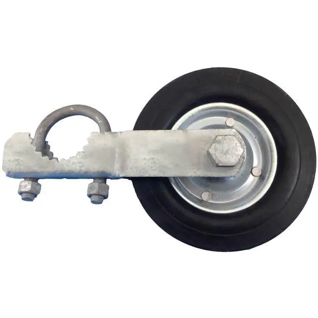 Alt view image 2 of 5 - Gate Helper Wheel for Supporting Gates with 1-3/8" Thru 1-7/8" Gate Frames - Gate Helper Wheel to Prevent Gate from Dragging - Gate Support Wheel - CASE Qty 8