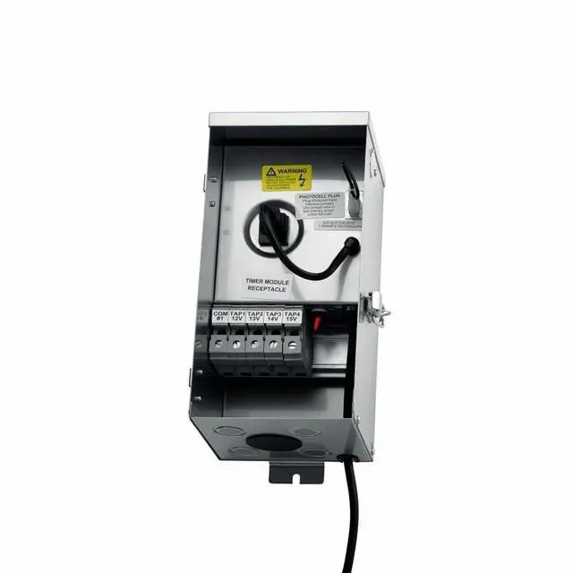 Main image of Contractor Series 300W Transformer in Stainless Steel, Low Voltage Outdoor Power Supply, 15CS300SS