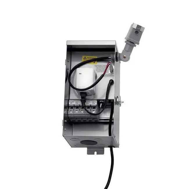 Alt view image 6 of 6 - Contractor Series 300W Transformer in Stainless Steel, Low Voltage Outdoor Power Supply, 15CS300SS