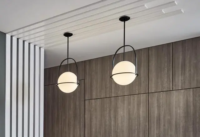 Alt view image 2 of 6 - Somerset 3403KZ Small Semi-Flush Mount Ceiling Light, Etched Opal Globe, Vintage Chic, Buckeye Bronze
