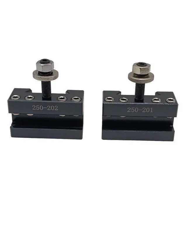 Alt view image 4 of 6 - 6PCS BXA Wedge Type Quick Change Tool Post With Tool Holders For Lathe Swing 10-15",250-222.(BXA-6PC)