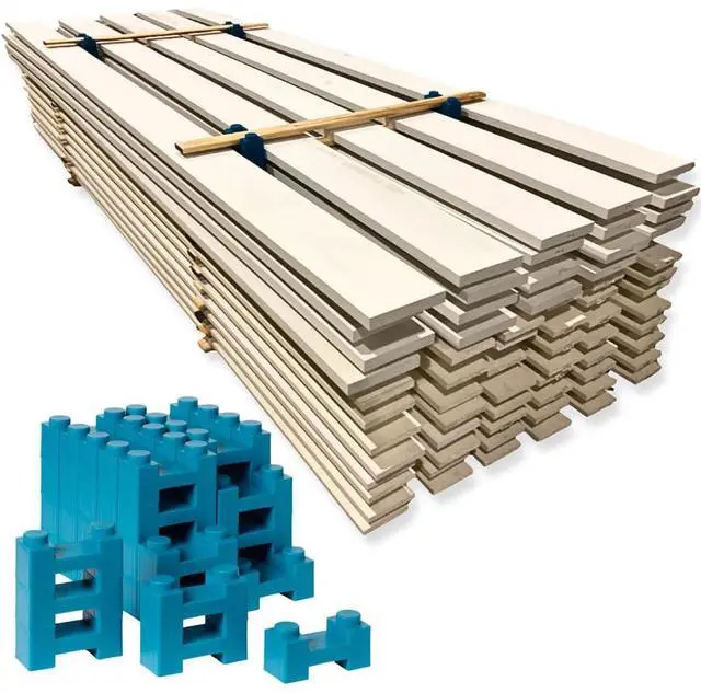 Main image of 48 Paint Drying Rack for Trim & Siding Cabinet Door Drying Rack Stackable Rack No Tools or Fasteners Required Made in USA