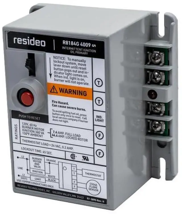 Main image of R8184G4009 International Oil Burner Control
