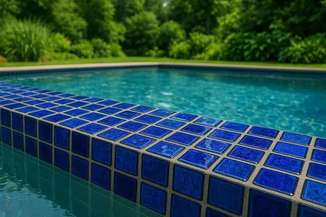 Alt view image 6 of 6 - 1x1 Cobalt Blue Square Brick Porcelain Mosaic Tile 12x12 Mesh 1-1/8" Glossy Floor Wall Pool Backsplash Kitchen Bathroom Accent Decor (5 Sheets)