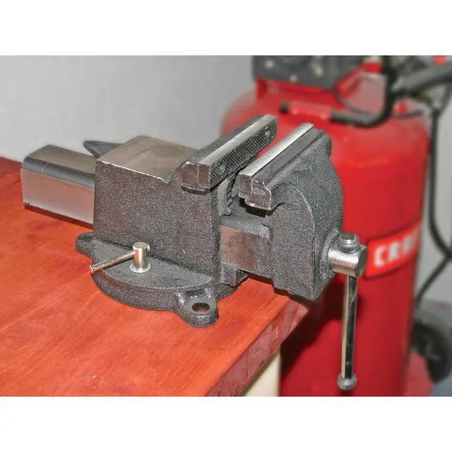 Alt view image 2 of 6 - Yost Vises 906-AS 6" Heavy Duty Steel Bench Vise, Black