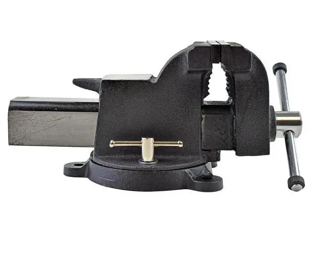 Alt view image 3 of 6 - Yost Vises 906-AS 6" Heavy Duty Steel Bench Vise, Black