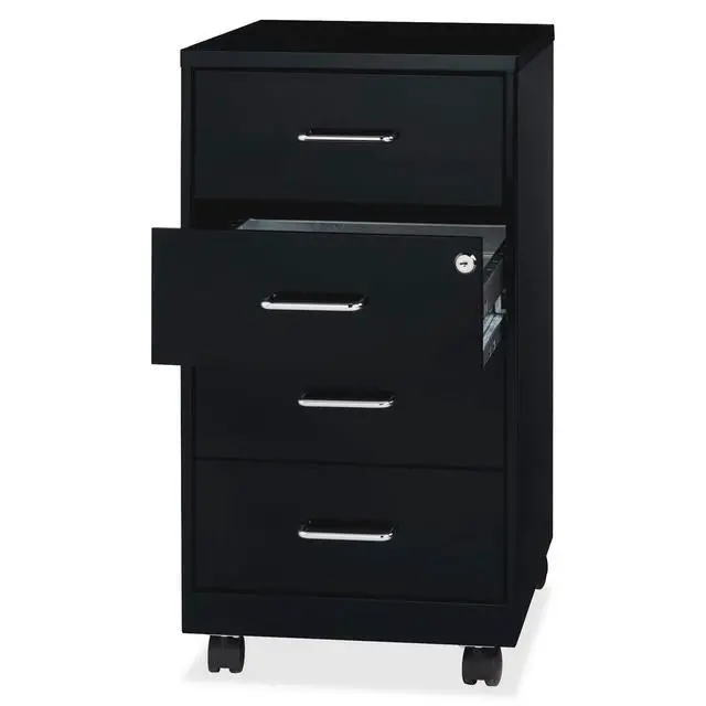 Alt view image 3 of 5 - LYS 26-1/2" Mobile Storage Cabinet - 4-Drawer