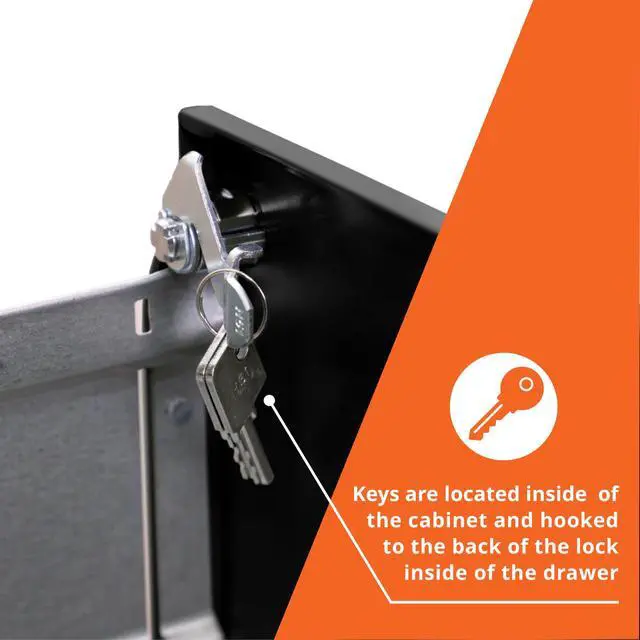 Alt view image 4 of 5 - LYS 26-1/2" Mobile Storage Cabinet - 4-Drawer