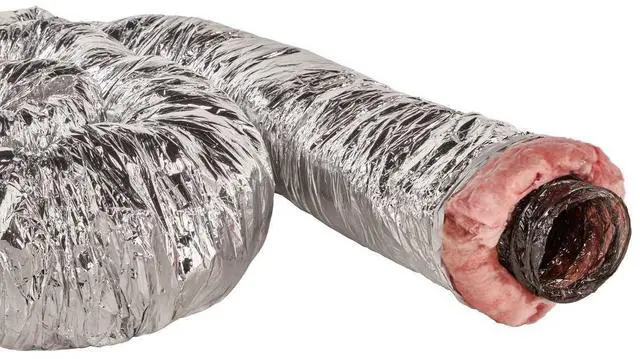 Main image of GAF 14" X 25' Insulated Flexble Duct with R6 Insulation, offering 33% More Insulation Than The Standard| Comes with UL181 Standard of Safety and is ETL Listed