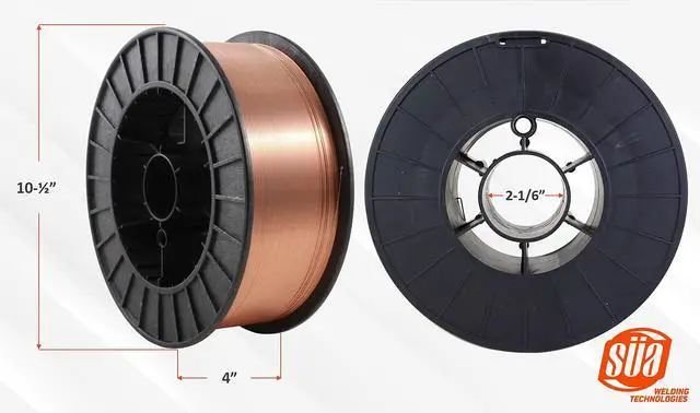 Alt view image 2 of 5 - ER70S-6 - MIG Mild & Low Alloy Steel Welding Wire - 44 Lb x 0.045"