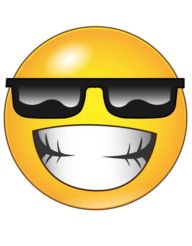 Alt view image 6 of 6 - Emoticon Smiling Faces Wall Decal Stickers. #6052 (20 inch Faces)