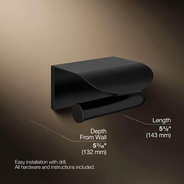 Alt view image 4 of 6 - Avid Covered Toilet Paper Holder