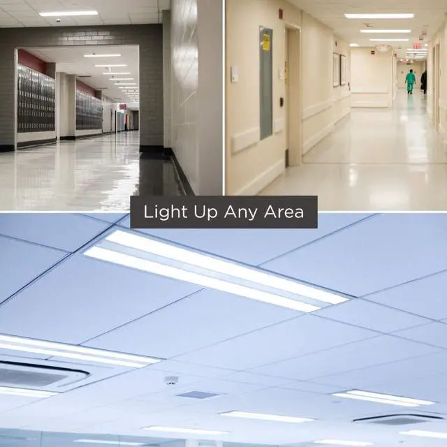 Alt view image 4 of 6 - 28-Watt 46 Inch T5 Fluorescent Light Bulb 3000K Warm White Color Medium Bi-Pin Base 2900 Lumens 85 CRI 36000 Life Hours Instant/Programmed Start Pack of 40 Bulbs
