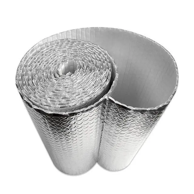 Alt view image 2 of 6 - 48" x 100' Double Bubble Reflective Foil Insulation Thermal Barrier R8