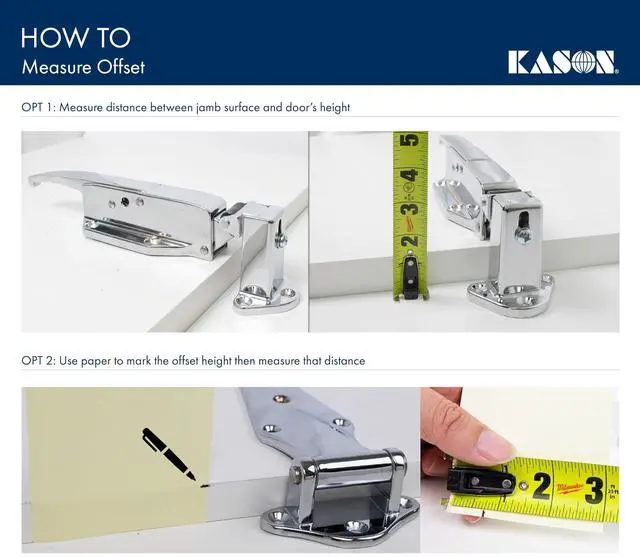 Alt view image 4 of 6 - 930 Series Trigger Action Latch and Strike D, 7/8 to 1 1/4 Inch Offset, 10930D00004