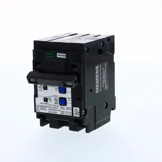 Main image of 20 Amp 2-Pole Combination Type AFCI Plug-On Neutral Circuit Breaker