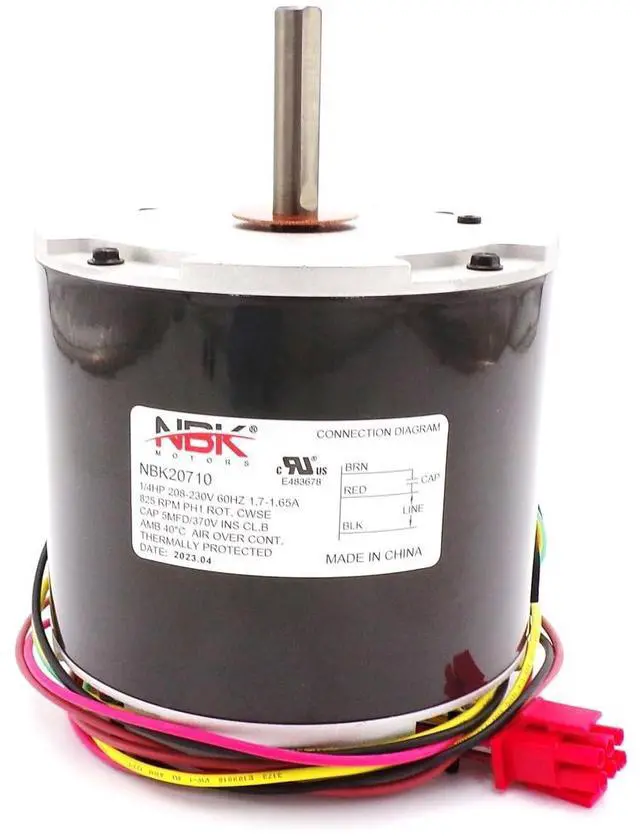 Main image of S1-02440899000 Condenser Motor 208/230v 1/4 Hp, 850 RPM | Exact Fit Replacement for York S1-02440899000 | OEM