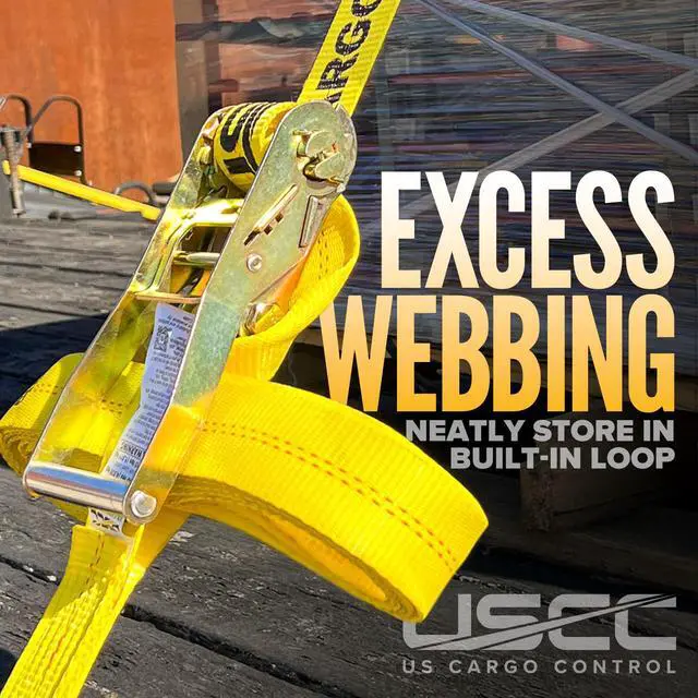 Alt view image 6 of 6 - Chain Ratchet Straps 2 Inch x 30 Foot (2-Pack), 10,000 LBS Break Strength, Heavy Duty Ratchet Straps with Chains Ends & Grab Hooks, Heavy Equipment Tie-Downs, Tractor Tie Downs