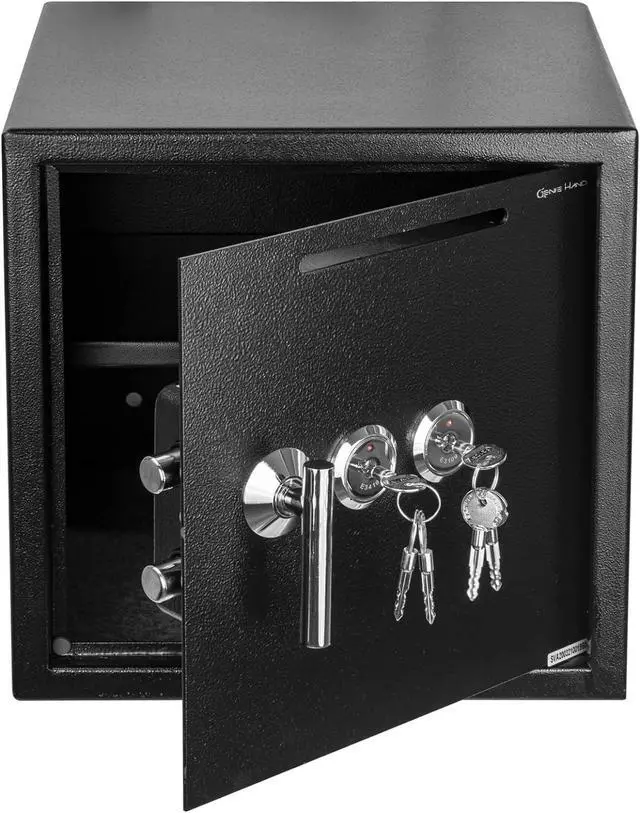 Alt view image 4 of 6 - Dual Lock Safe Box (Depository)