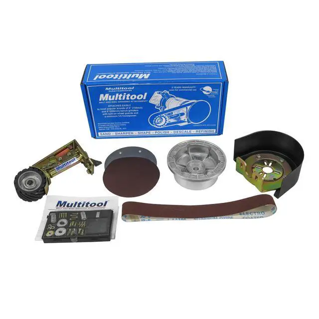 Alt view image 4 of 6 - Original Multitool 2" x 36" Belt Grinder Attachment for Bench Grinders