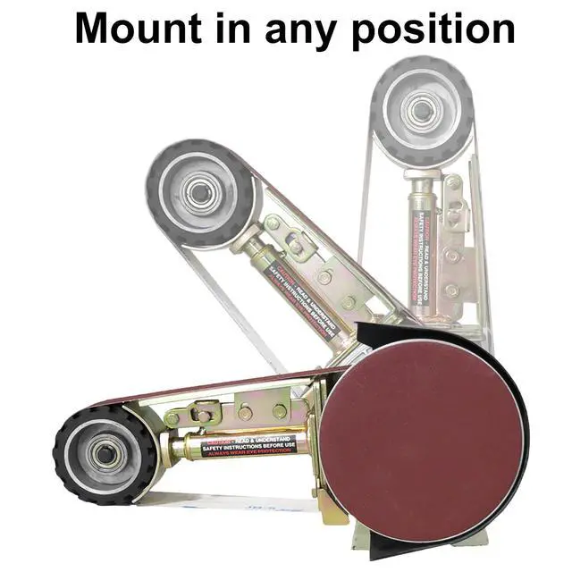 Alt view image 6 of 6 - Original Multitool 2" x 36" Belt Grinder Attachment for Bench Grinders