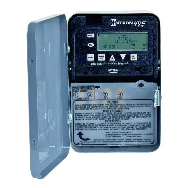 Alt view image 3 of 4 - ET1705C Time Switch - Flexible Voltage Selector, Up to 28 Events - Precision Timing with Automatic Daylight Saving Time Adjustment