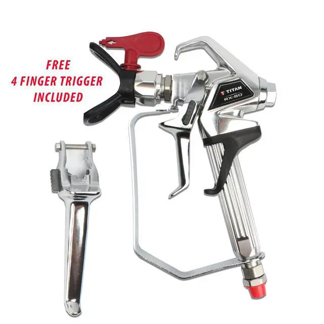 Alt view image 2 of 3 - Titan 0538006 RX-80 Airless Spray Gun Red Series