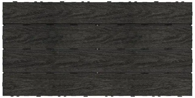 Main image of UltraShield Naturale 1 ft. x 2 ft. Quick Deck Outdoor Composite Deck Tile (20 sq. ft. Per Box) (Indian Ebony)