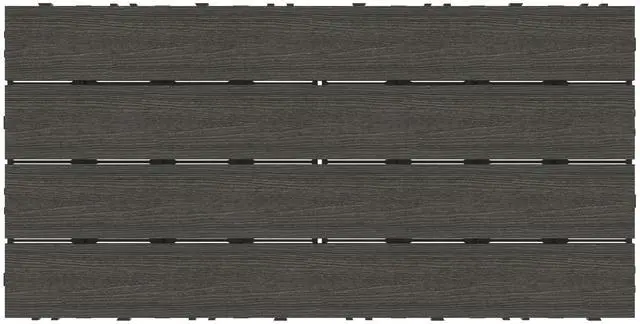 Main image of UltraShield Naturale 1 ft. x 2 ft. Quick Deck Outdoor Composite Deck Tile (20 sq. ft. Per Box) (Argentinian Silver Gray)