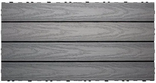 Main image of UltraShield Naturale 1 ft. x 2 ft. Quick Deck Outdoor Composite Deck Tile in Westminster Gray (20 sq. ft. Per Box)