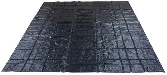 Main image of 16' x 24' Flatbed Truck Tarps Heavy Duty 18oz Steel Tarp - Black