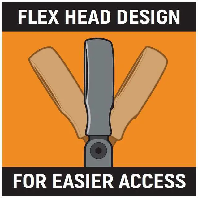 Alt view image 5 of 5 - 12 Pc. 12 Pt. XL Locking Flex Head Ratcheting Combination Wrench Set, Metric - 85698