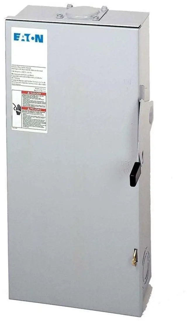 Main image of 100 AMP Double Pole FUSIBLE NEMA 3R General Duty Safety Switch DG223NRB