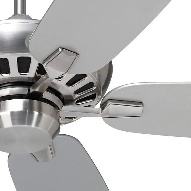 Alt view image 3 of 6 - 52" Journey Modern Country Indoor Ceiling Fan with Handy Remote Control Brushed Nickel Silver for House Bedroom Living Room Home Kitchen Family Dining Office