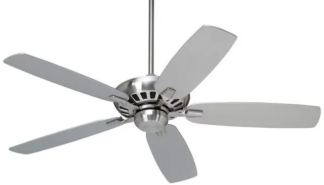 Alt view image 4 of 6 - 52" Journey Modern Country Indoor Ceiling Fan with Handy Remote Control Brushed Nickel Silver for House Bedroom Living Room Home Kitchen Family Dining Office