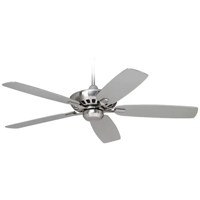 Alt view image 6 of 6 - 52" Journey Modern Country Indoor Ceiling Fan with Handy Remote Control Brushed Nickel Silver for House Bedroom Living Room Home Kitchen Family Dining Office