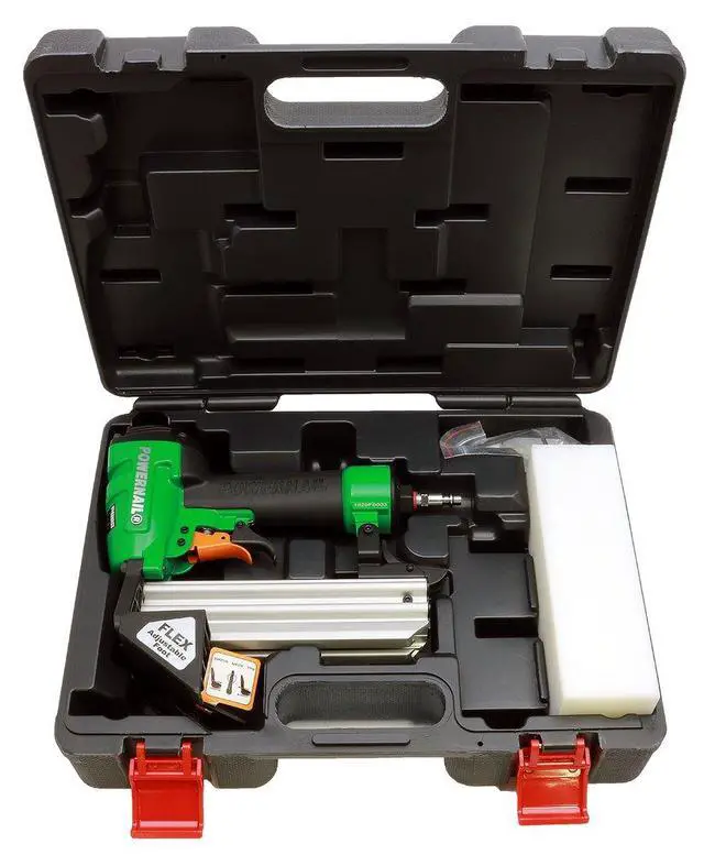 Alt view image 3 of 6 - 2000F Pneumatic 20 Gauge Trigger Pull L-Cleat Nailer for Engineered and Hardwood Flooring