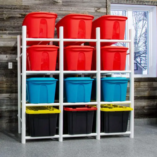 Alt view image 2 of 4 - Bin Warehouse Rack - 12 Totes
