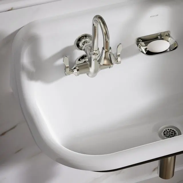 Alt view image 4 of 6 - K-730T70-4AJR-CP Triton Bowe Cannock Sink Faucet, Polished Chrome
