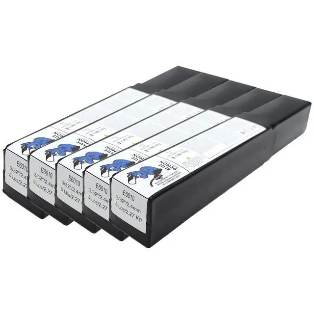 Alt view image 2 of 2 - E6010 X 3/32 X 14 X 5LB X 5 Pack Carbon Steel Welding Electrode, Great for Pipe Welding, General Fabrication, Also Recommended for Welding API grades A25, A, B, and X42 Pipe