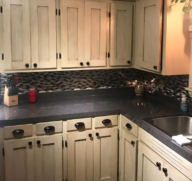 Alt view image 4 of 6 - Kitchen Grey Soapstone Countertop Backsplash Update Peel and Stick Vinyl Wrap 36" x 180" Waterproof Self Adhesive Contact Paper Overlay Formica Laminate Removable Wallpaper 15ft