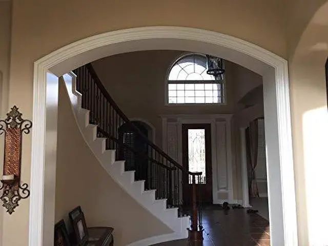 Alt view image 4 of 6 - #RB3: Flexible Casing Molding: 1-1/16" Thick x 3.5" Wide x 12 feet Long - for Gentle Arches, Curved Walls and Straight Runs (NOT for Half-Round Shaped Arches)