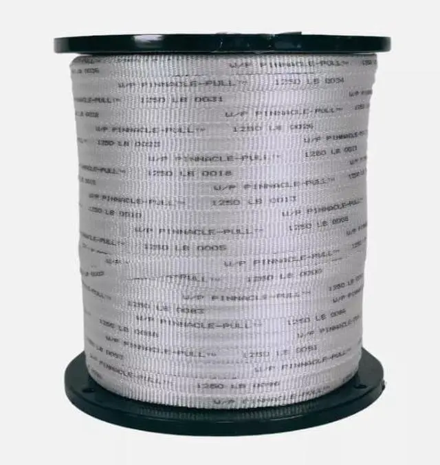 Main image of Measuring Pull Tape 1/2" x 3000' 1250lb Mule Tape, Low Stretch, Heavy Duty Cable Pulling Line