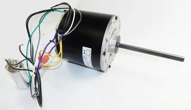 Alt view image 2 of 3 - 1/2 hp 1075 RPM 48 Frame 208-230V 5 5/8" Diameter Condenser Fan Motor | EM3730F