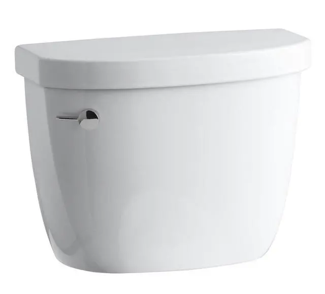 Alt view image 2 of 2 - 4369-0 Cimarron 1.28 Gpf Toilet Tank with AquaPiston Flush Technology & Left-Hand Trip Lever White