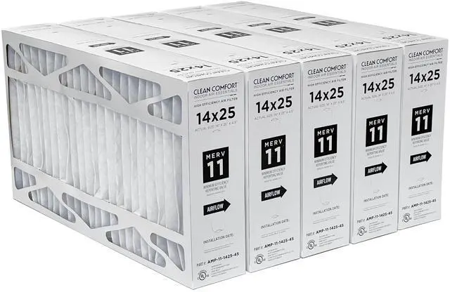 Main image of AMP-11-1425-45-14" x 25" x 4.5" Media Air Filter, MERV 11 (5-Pack)