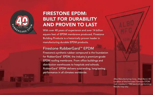 Alt view image 3 of 5 - 7.5' x 15' Firestone 60-Mil EPDM Roofing Rubber