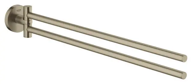 Main image of 40371EN1 Essentials Double Towel Bar, 18-Inch, Brushed Nickel