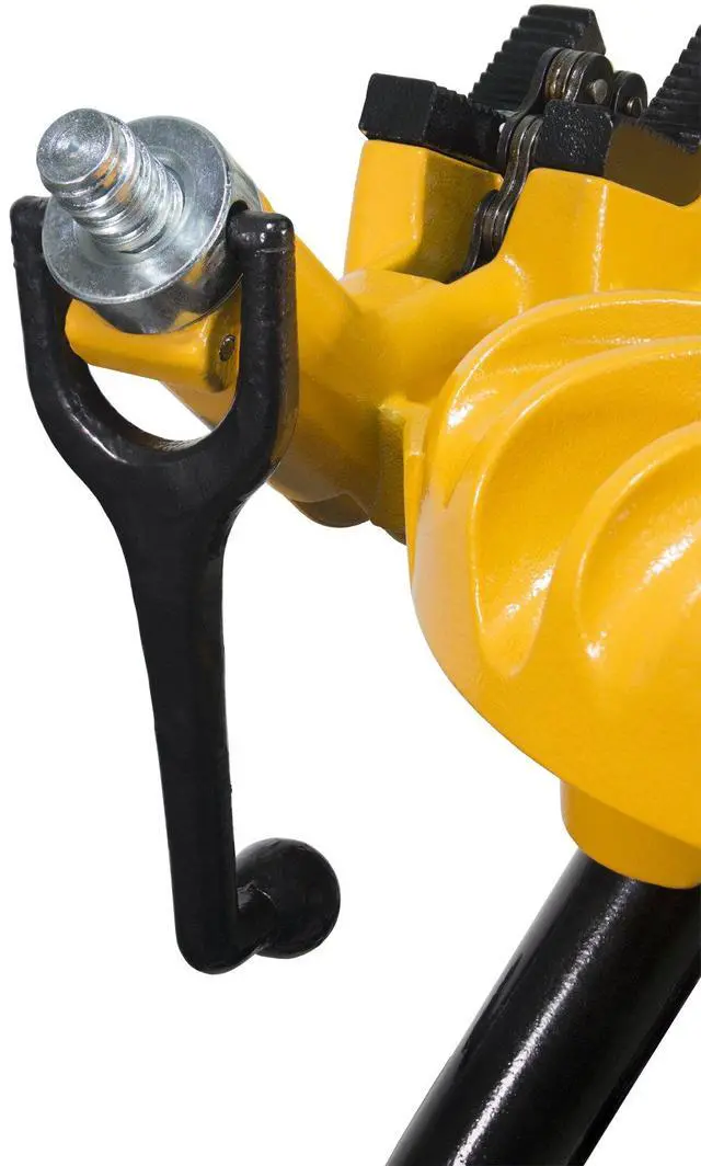 Alt view image 4 of 6 - 72037 6" Portable Tripod Pipe Chain Vise Stand Model 460 12R 300 700 Compatible with RIDGID Parts, Machines, and Accessories